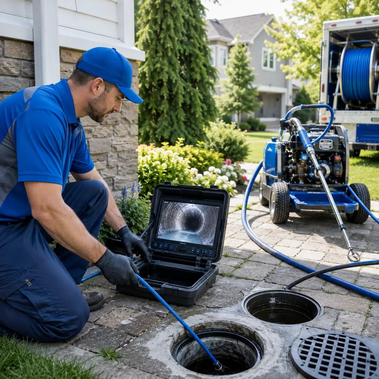 Outdoor drain cleaning professionals serving Elmhurst, IL